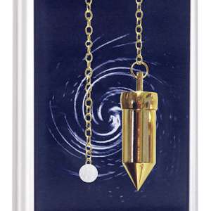 Premium Equilibrium Gold Pendulum, with chamber.