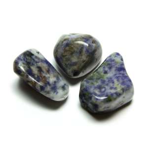 White Spot Sodalite - Tumble Crystals